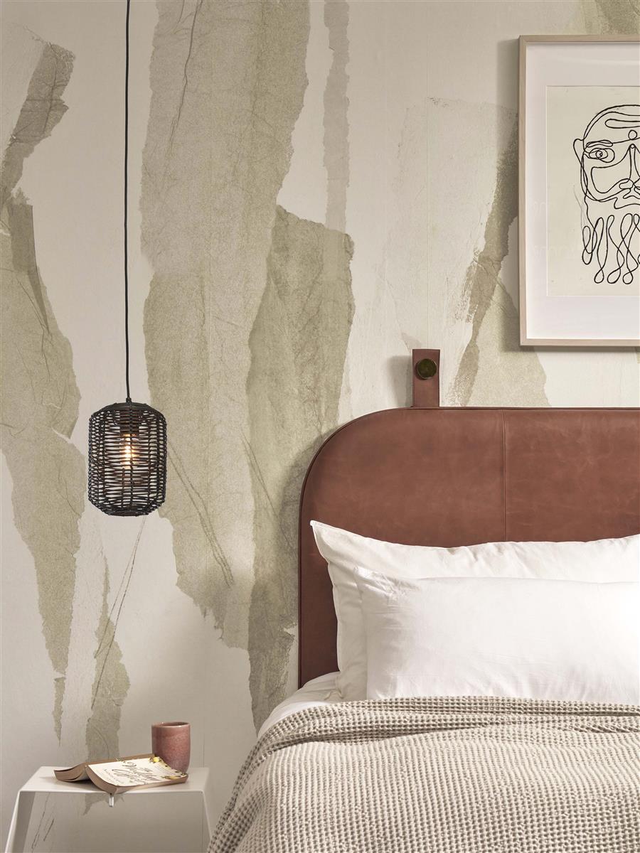 GOOD&MOJO I Hängeleuchte I TANAMI I Farbe: Schwarz I Schirm: Ø18 x 25