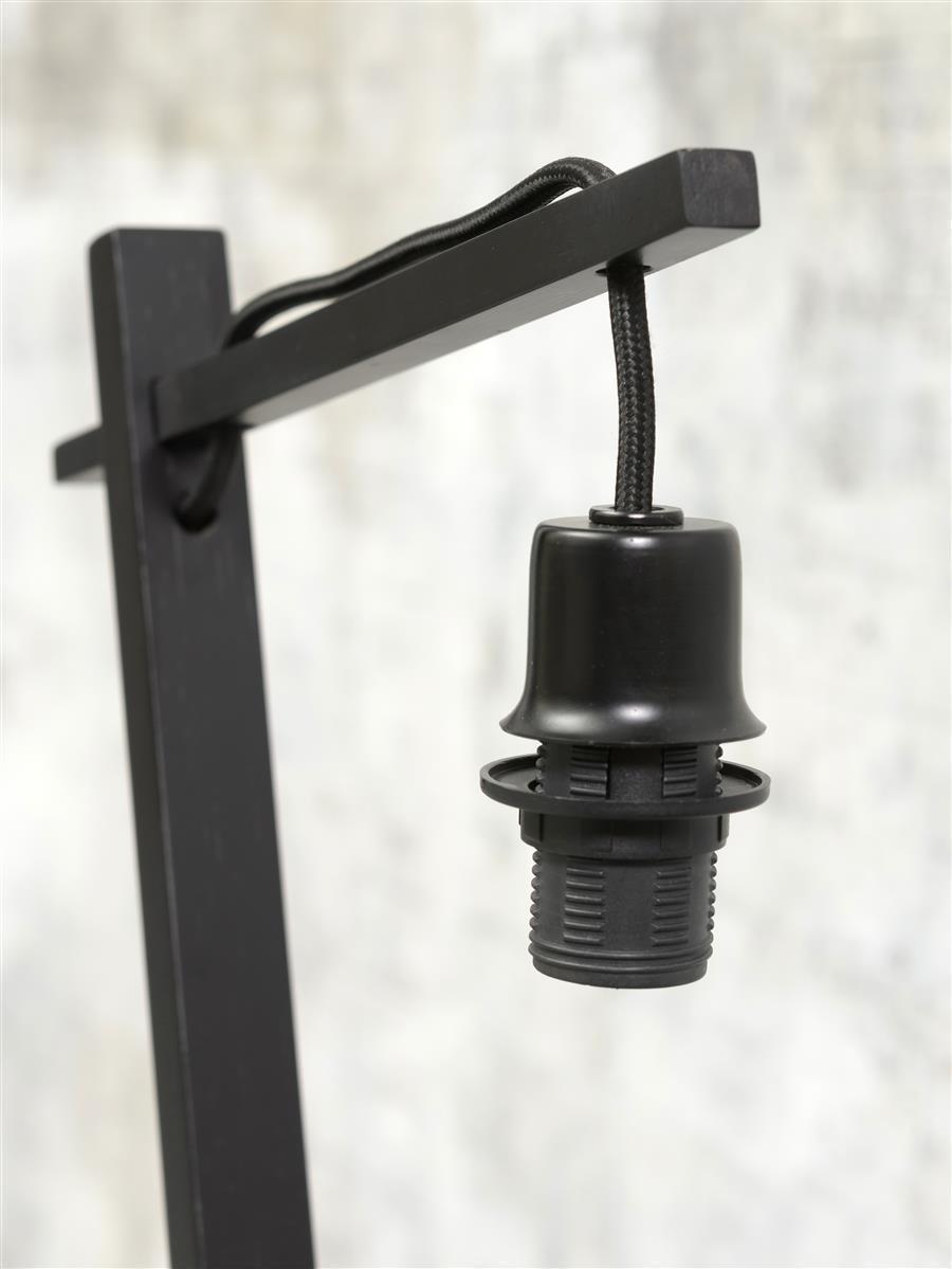 Good&Mojo I Tischleuchte I ANDES I Farbe: blaues Denim I Schirm: Ø18 x 15