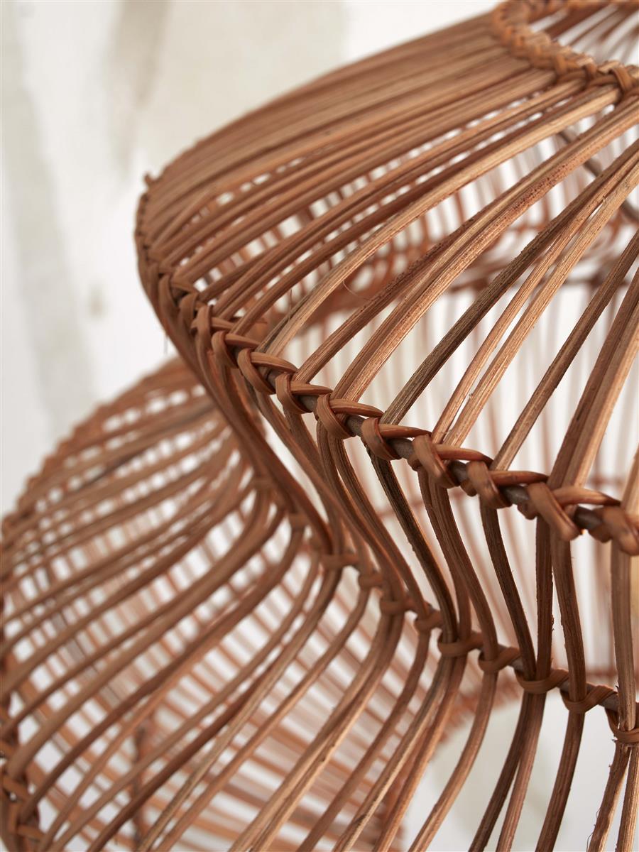 GOOD&MOJO I Hängeleuchte I ZANZIBAR I Farbe: Natur I Schirm: Ø40 x 30