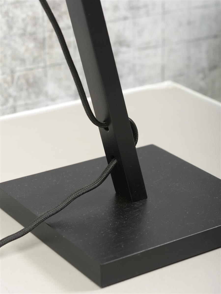 Good&Mojo I Tischleuchte I ANDES I Farbe: blaues Denim I Schirm: Ø18 x 15