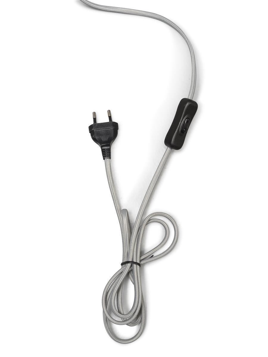 Good&Mojo I Tischleuchte I ANDES I Farbe: blaues Denim I Schirm: Ø18 x 15