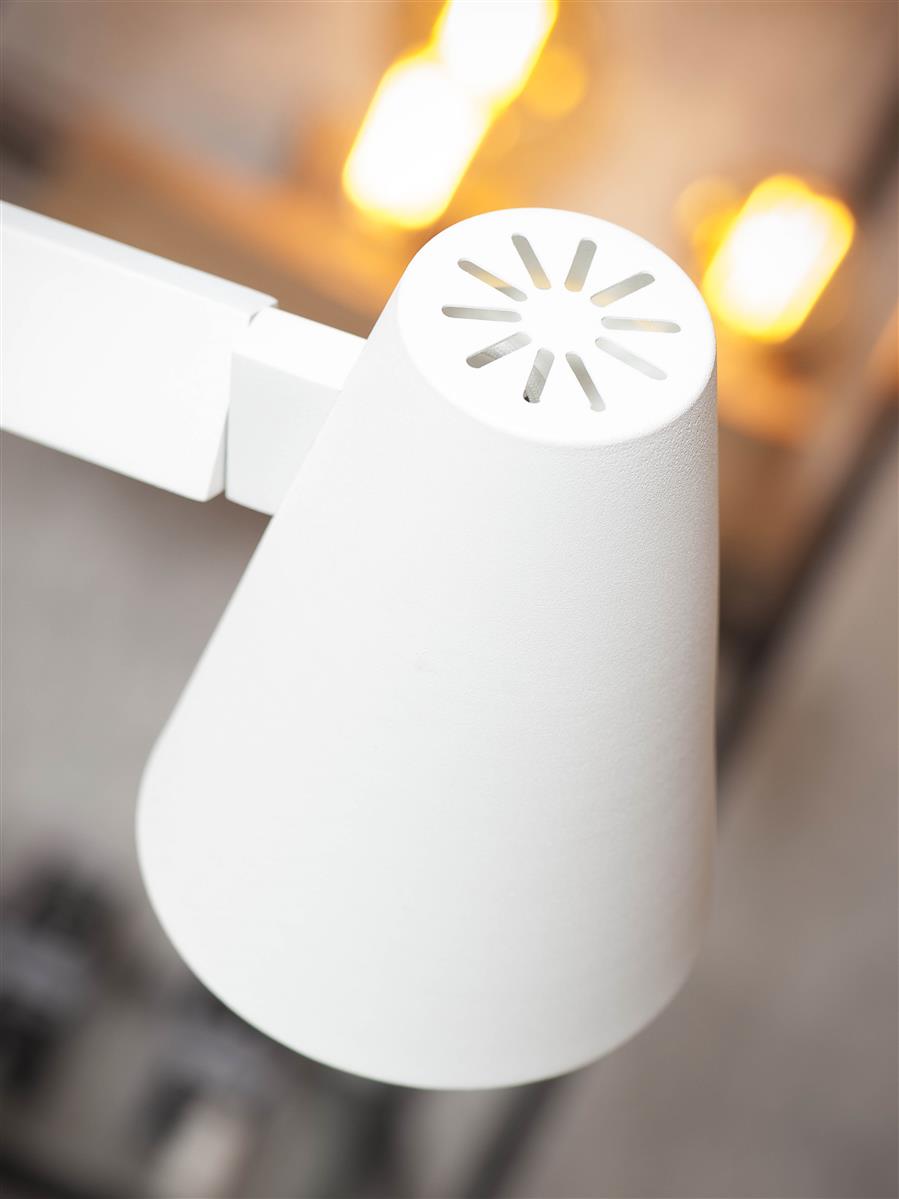 it's about RoMi I Wandleuchte I BIARRITZ I Farbe: Weiß I Schirm: Ø12 x 16