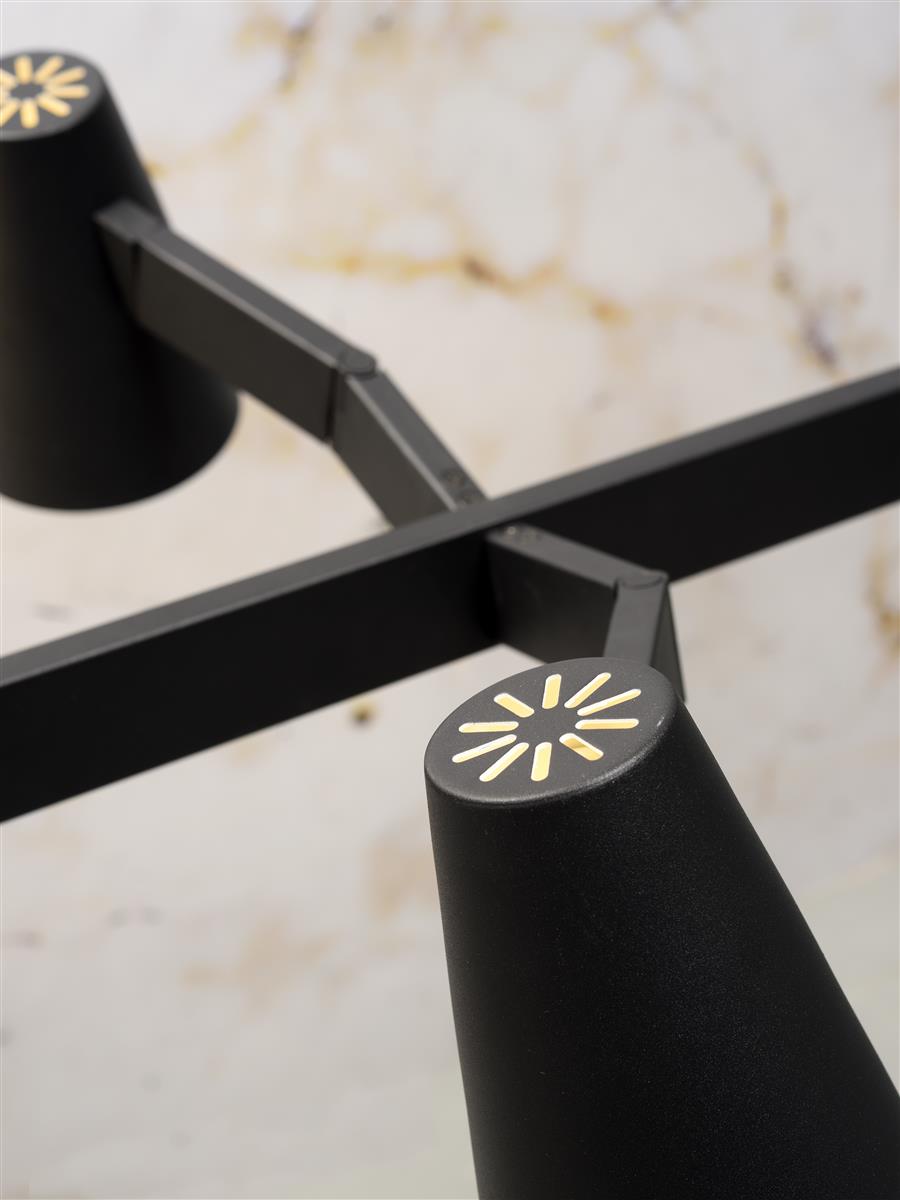 it's about RoMi I Hängeleuchte I BIARRITZ I Farbe: Schwarz I Schirm: Ø12 x 16