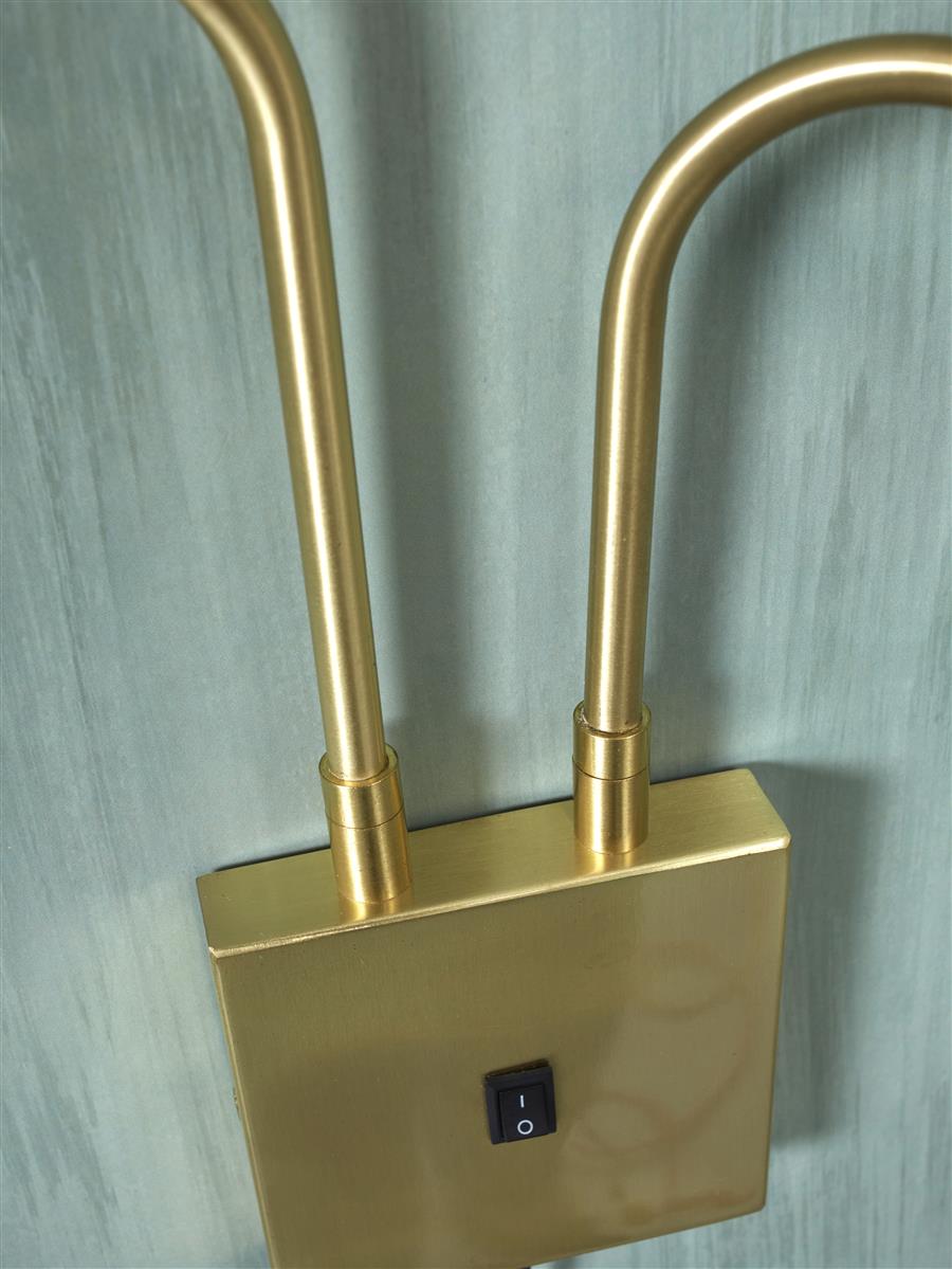 it's about RoMi I Wandleuchte I BREMEN I Farbe: Gold I Schirm: Ø14 x 17