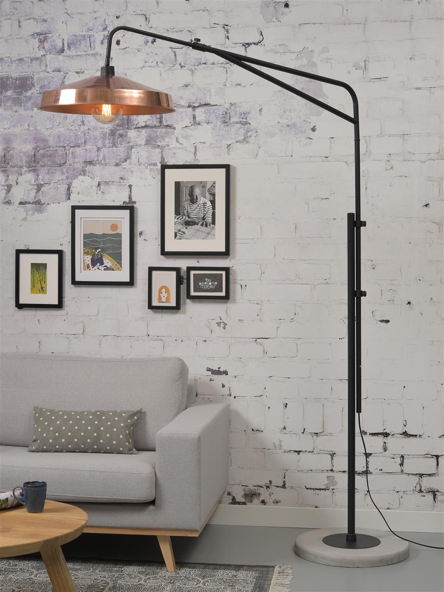 it's about RoMi I Stehleuchte I BRIGHTON I Farbe: Kupfer I Schirm: Ø51 x 28