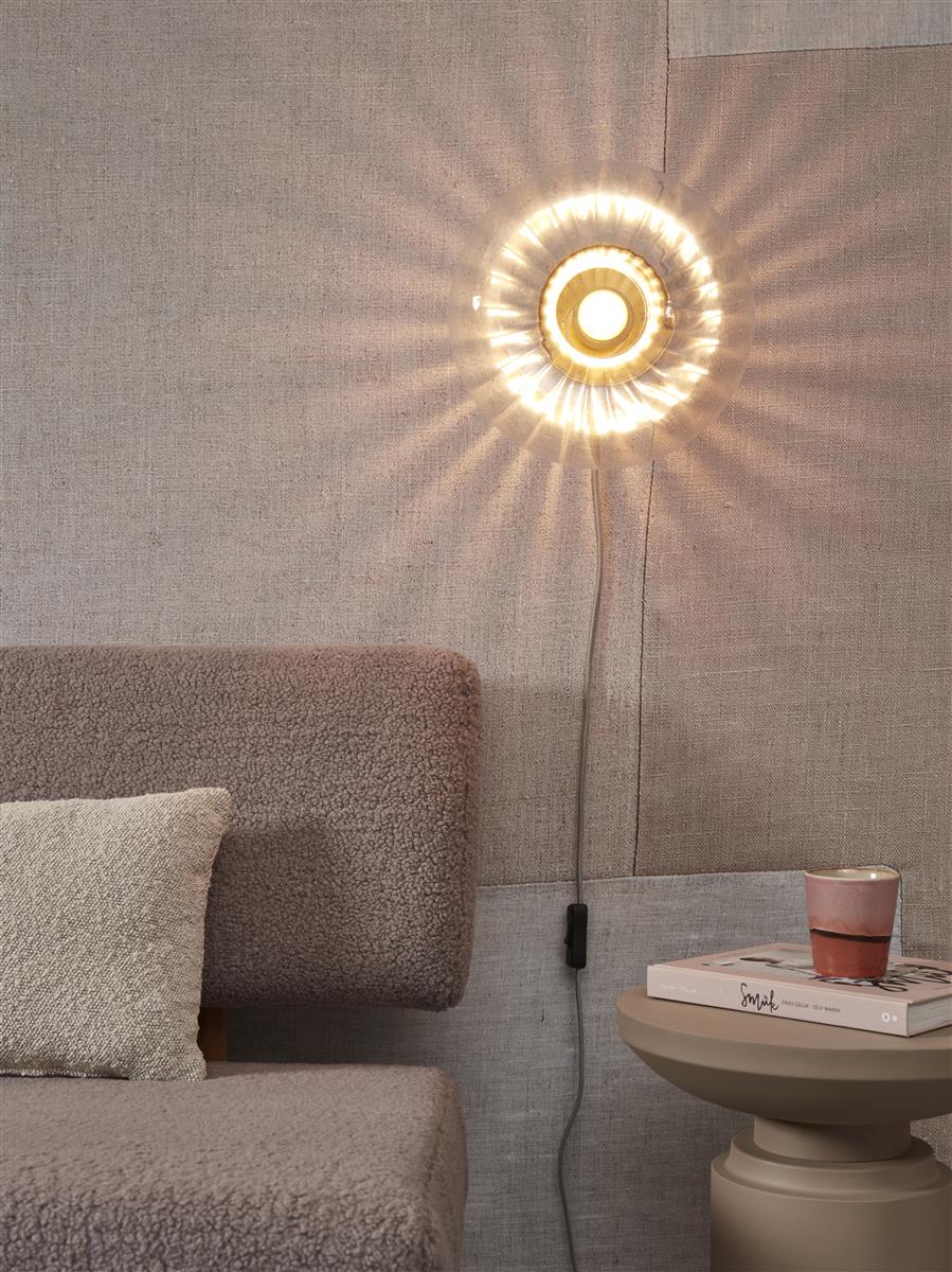 it's about RoMi I Wandleuchte I BRUSSELS I Farbe: Gold I Schirm: Ø27 x 14