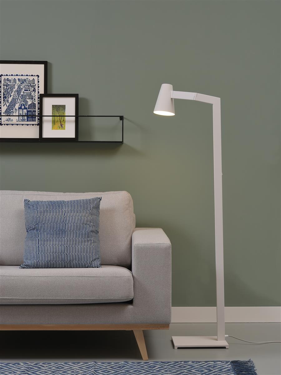 it's about RoMi I Stehleuchte I BIARRITZ I Farbe: Weiß I Schirm: Ø12 x 16