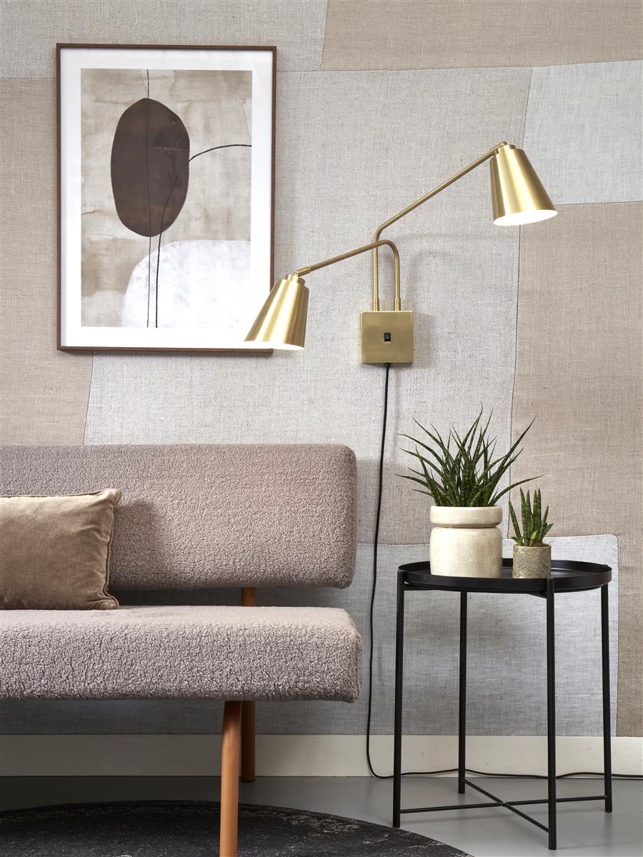 it's about RoMi I Wandleuchte I BREMEN I Farbe: Gold I Schirm: Ø14 x 17