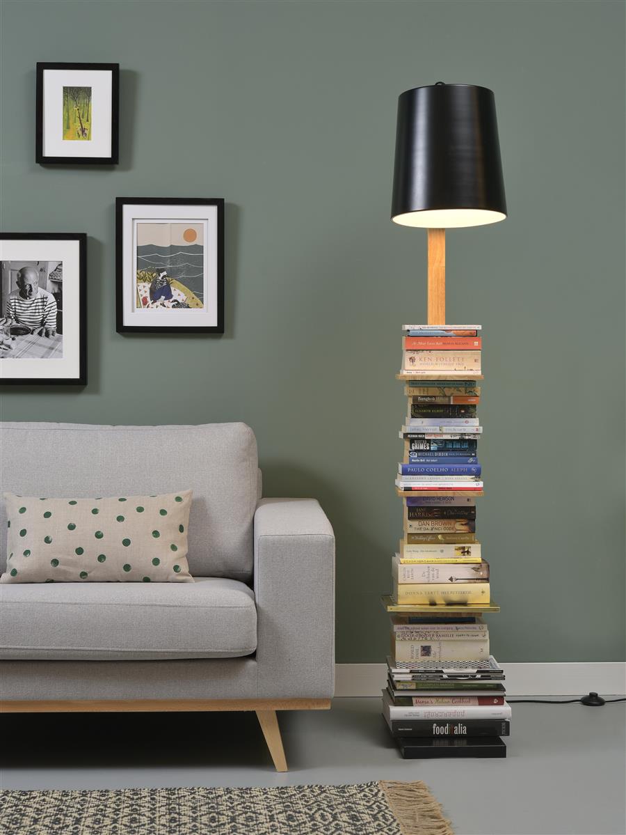 it's about RoMi I Stehleuchte I CAMBRIDGE I Farbe: Schwarz I Schirm: Ø30 x 32