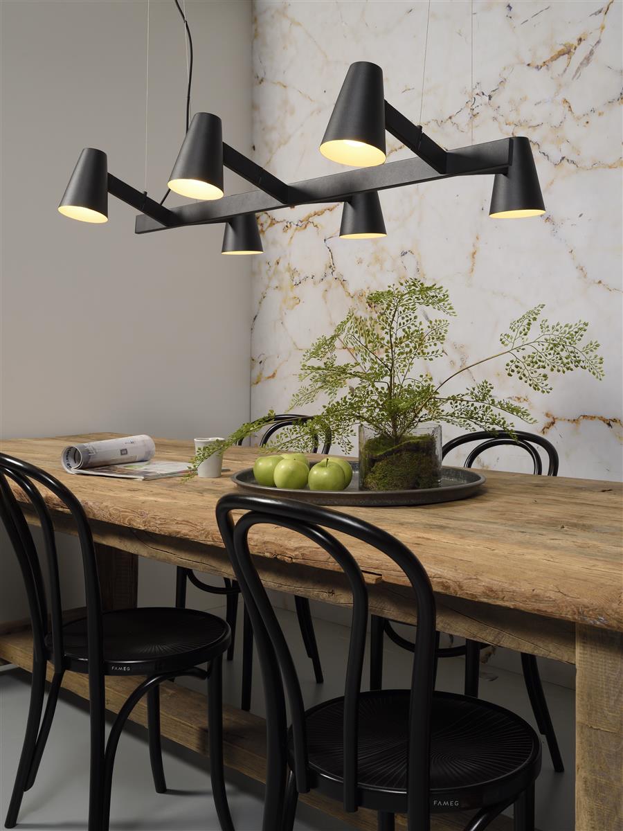 it's about RoMi I Hängeleuchte I BIARRITZ I Farbe: Schwarz I Schirm: Ø12 x 16