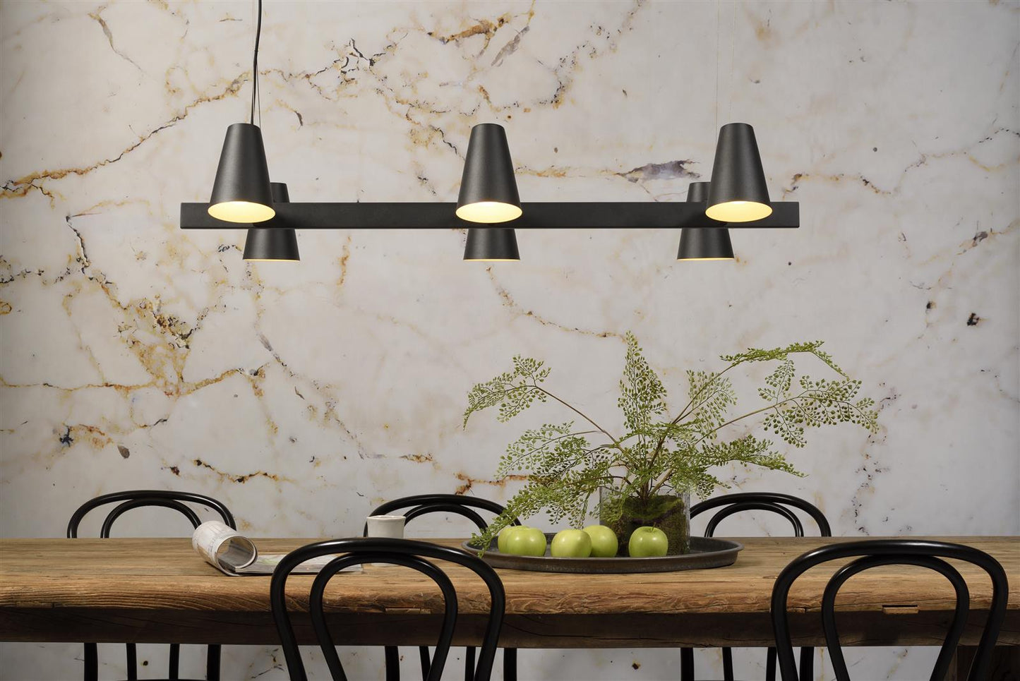 it's about RoMi I Hängeleuchte I BIARRITZ I Farbe: Schwarz I Schirm: Ø12 x 16