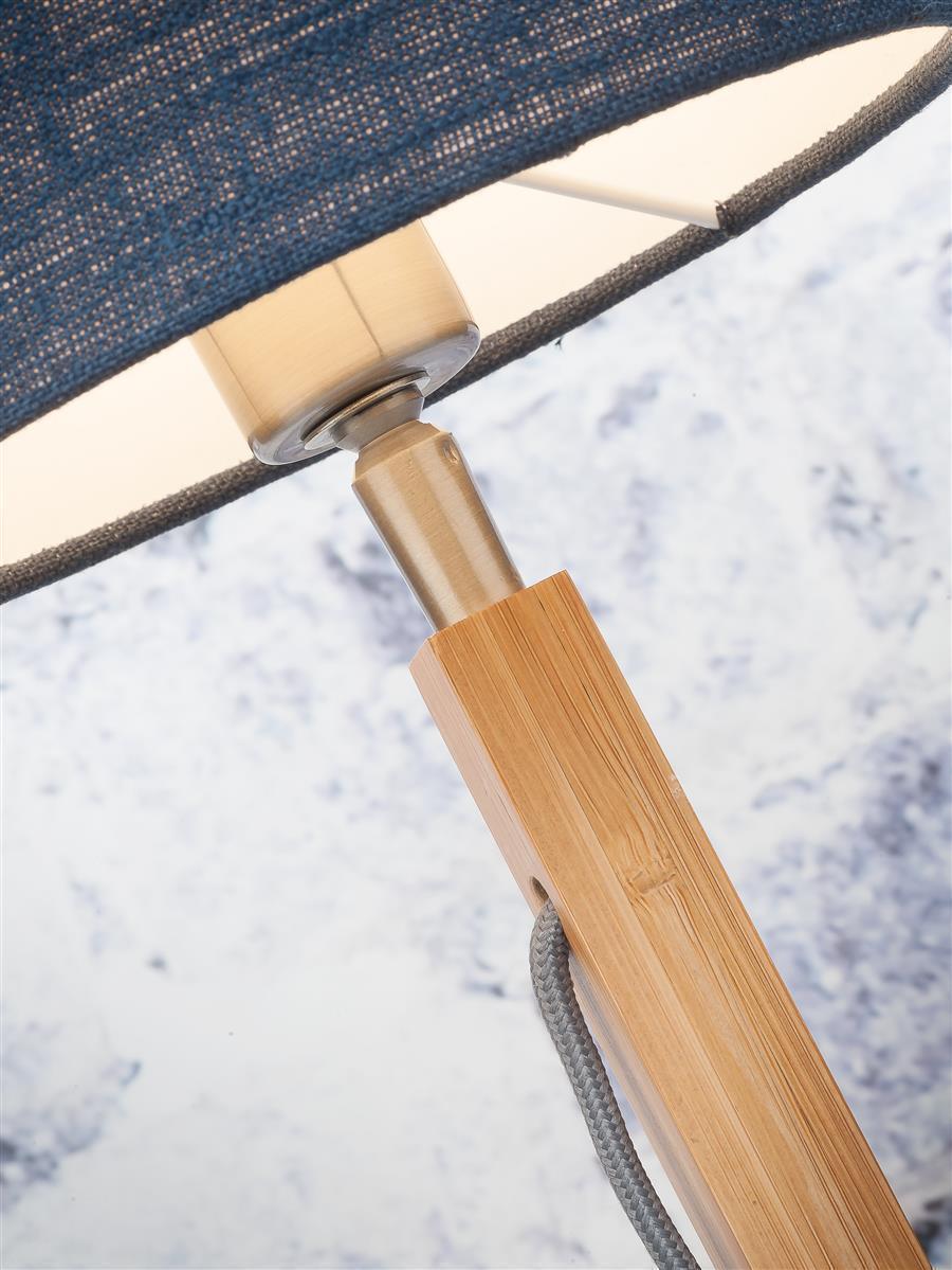 Good&Mojo I Tischleuchte I FUJI I Farbe: Grüner Wald I Schirm: Ø18 x 15