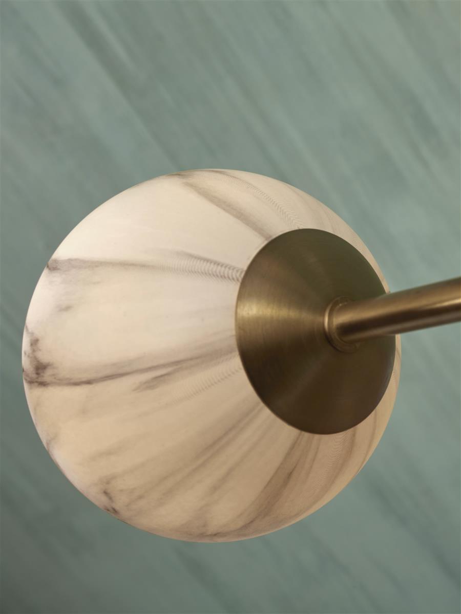 it's about RoMi I Hängeleuchte I CARRARA I Farbe: Gold/getöntes Glas I Schirm: Ø10, Ø13