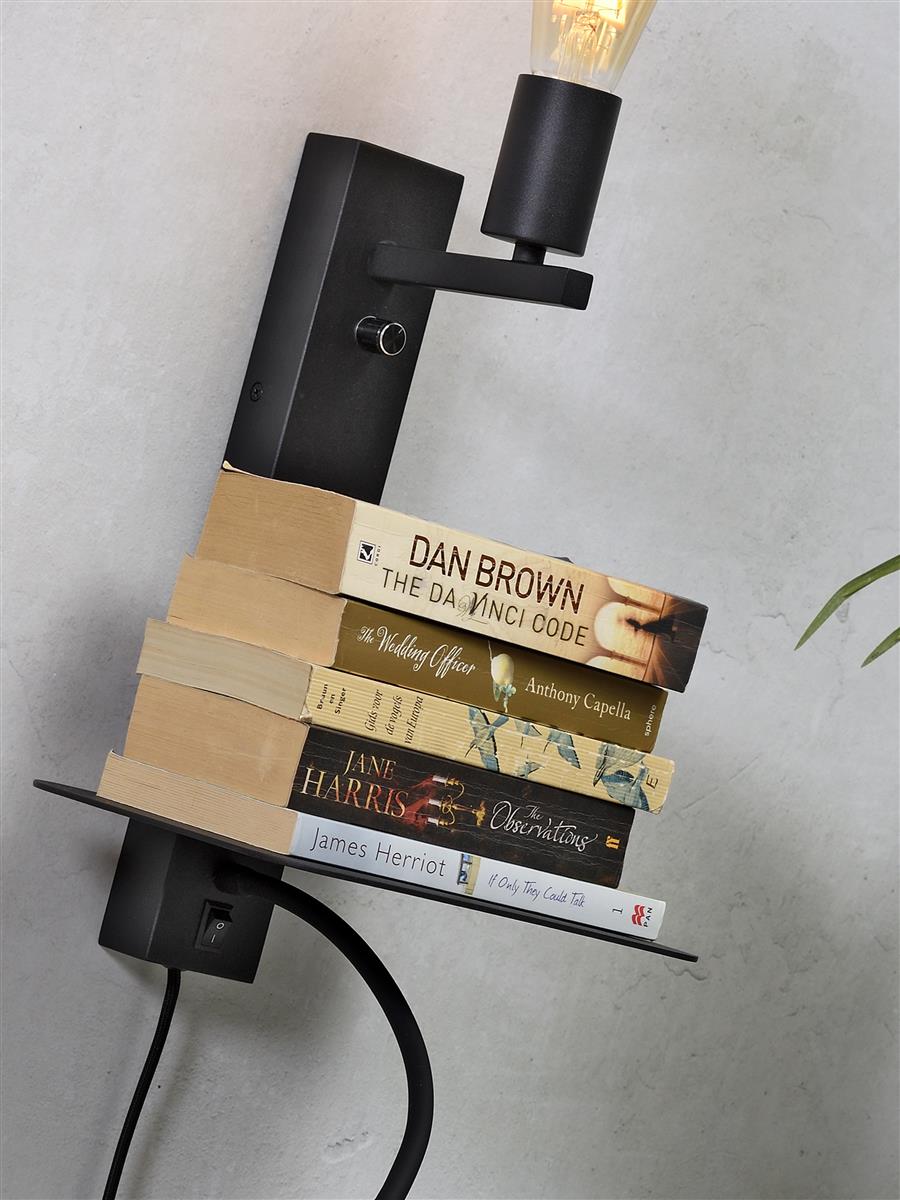 it's about RoMi I Wandleuchte I FLORENCE I Farbe: Schwarz