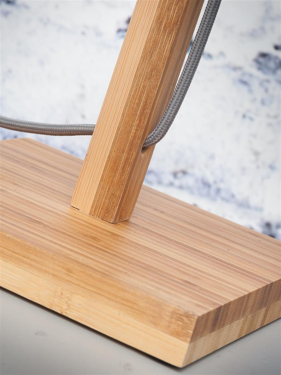 Good&Mojo I Tischleuchte I FUJI I Farbe: Grüner Wald I Schirm: Ø18 x 15