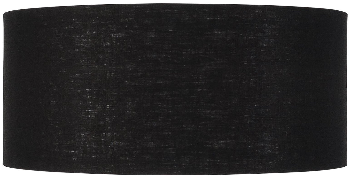 Good&Mojo I Stehleuchte I EVEREST I Farbe: Schwarz I Schirm: Ø60 x 30