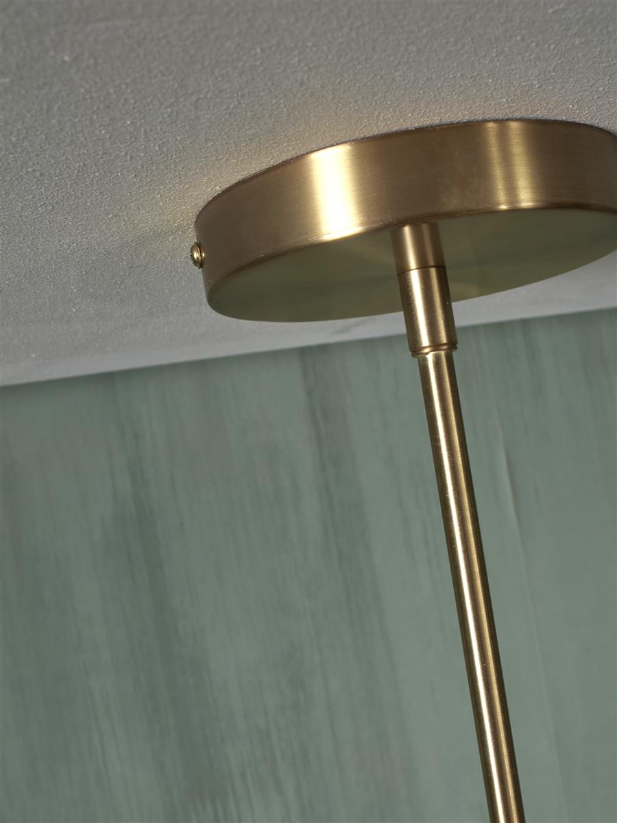 it's about RoMi I Hängeleuchte I CARRARA I Farbe: Gold/getöntes Glas I Schirm: Ø10, Ø13