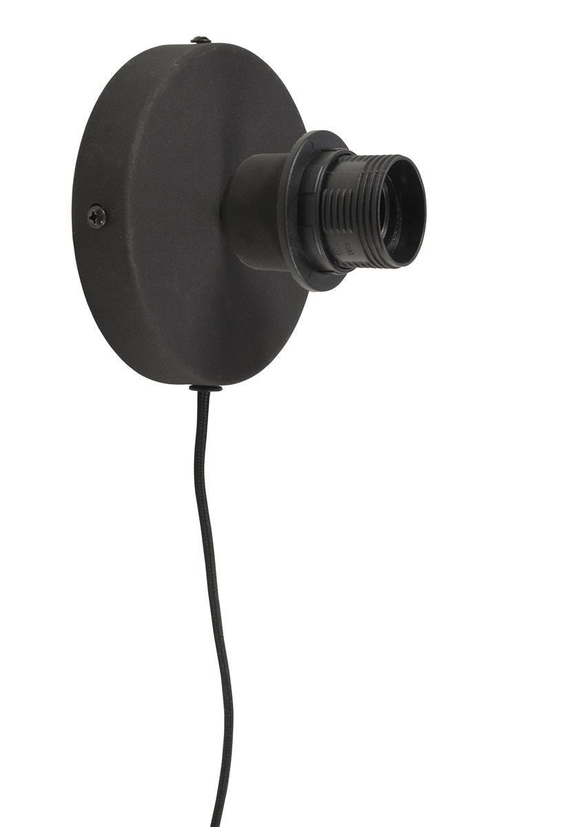 Good&Mojo I Wandleuchte I CANGO I Farbe: Schwarz I Schirm: Ø60 x 25