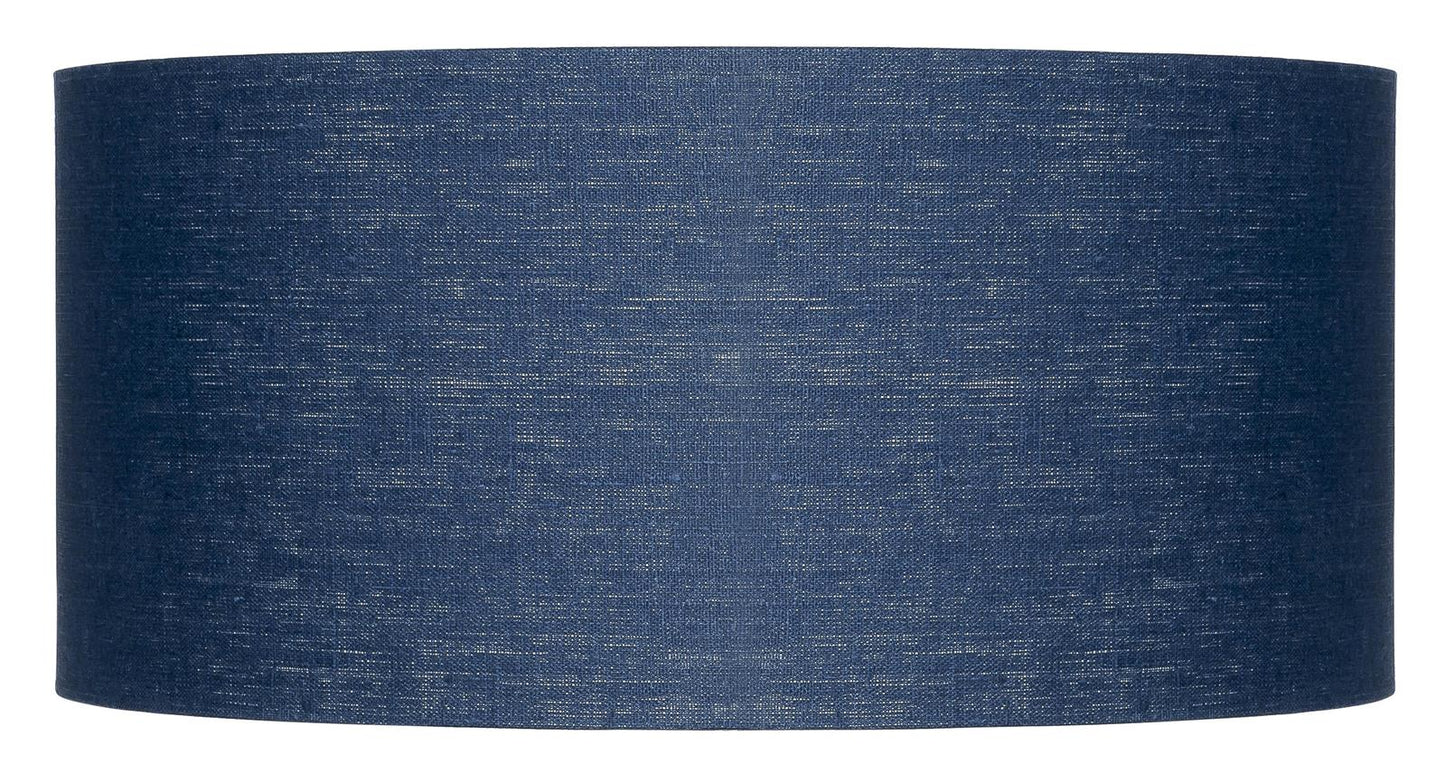 Good&Mojo I Stehleuchte I HIMALAYA I Farbe: blaues Denim I Schirm: Ø47 x 23