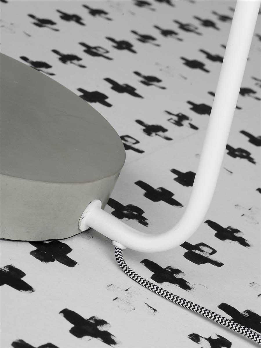 it's about RoMi I Stehleuchte I MADRID I Farbe: Weiß I Schirm: Ø18 x 19