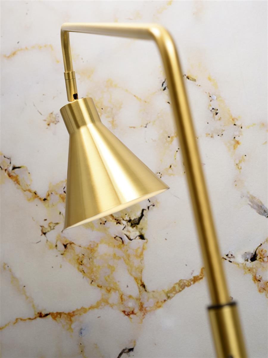 it's about RoMi I Stehleuchte I LYON I Farbe: Gold I Schirm: Ø16 x 17