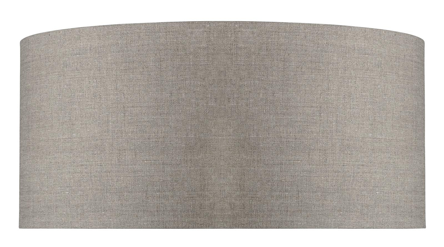 Good&Mojo I Stehleuchte I KILIMANJARO I Farbe: dunkles Leinen I Schirm: Ø60 x 30