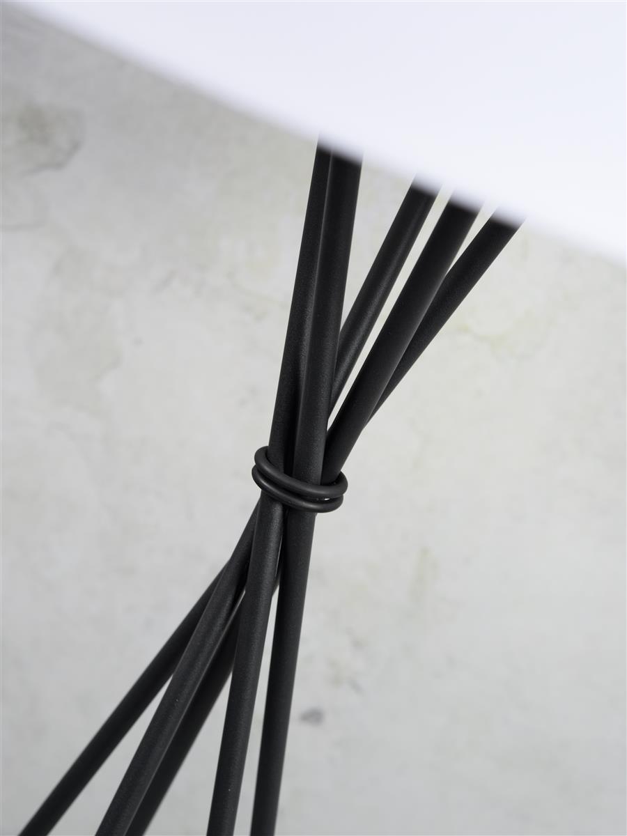 it's about RoMi I Stehleuchte I LIMA I Farbe: helles Leinen I Schirm: Ø60 x 30