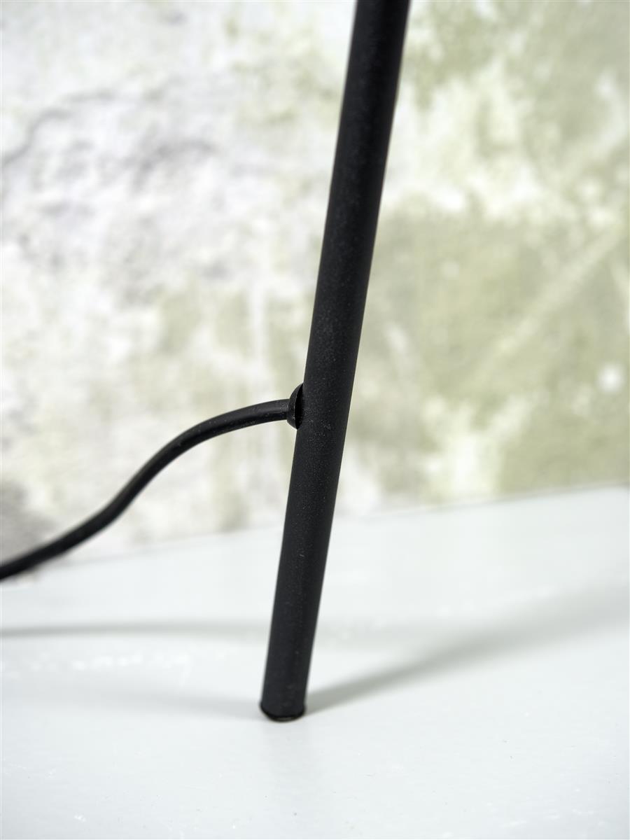 it's about RoMi I Stehleuchte I LIMA I Farbe: dunkles Leinen I Schirm: Ø60 x 30