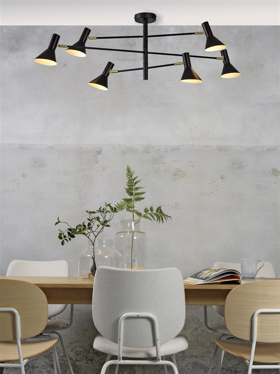 it's about RoMi I Deckenleuchte I IZMIR I Farbe: Gold I Schirm: Ø13,5 x 17