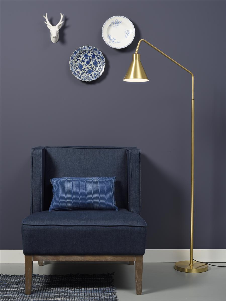 it's about RoMi I Stehleuchte I LYON I Farbe: Gold I Schirm: Ø16 x 17