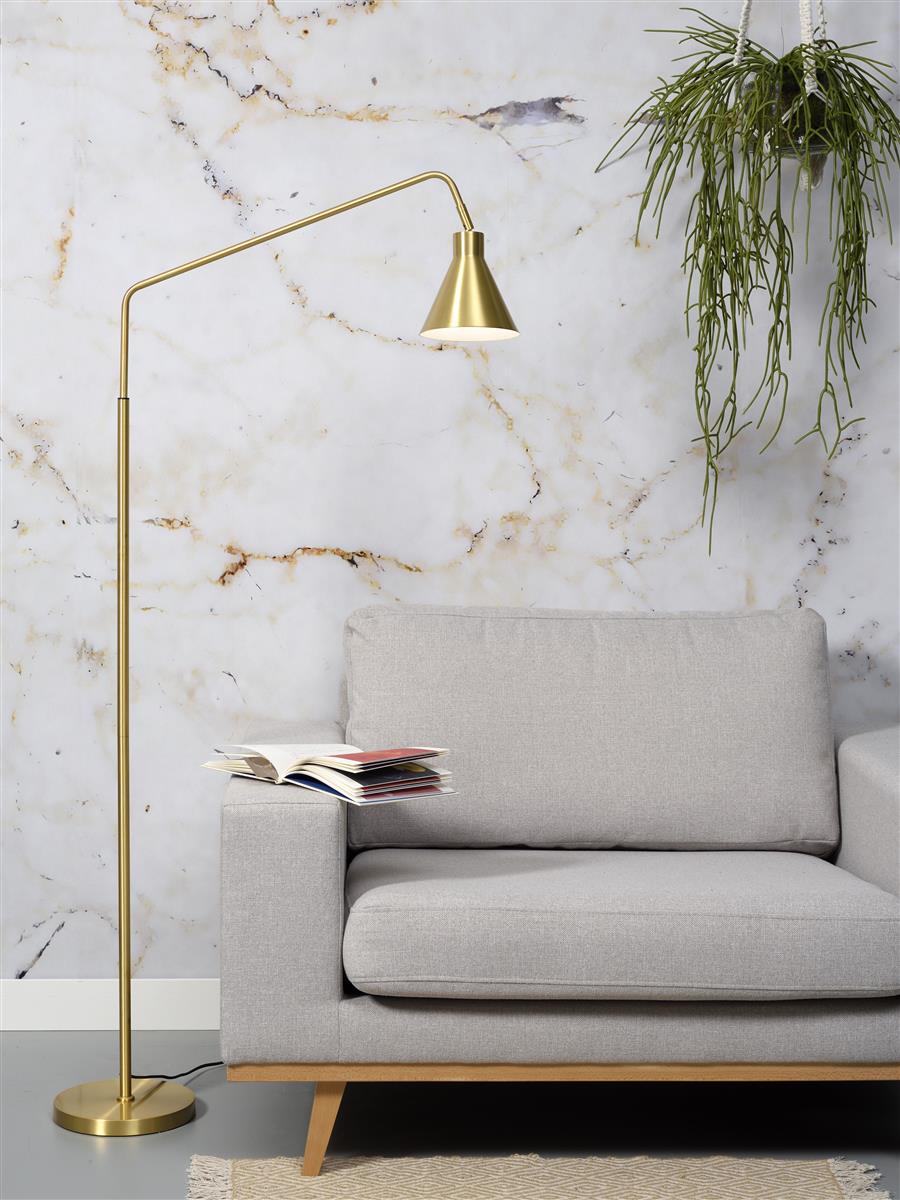 it's about RoMi I Stehleuchte I LYON I Farbe: Gold I Schirm: Ø16 x 17