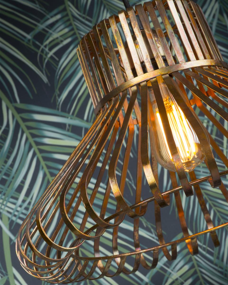 it's about RoMi I Hängeleuchte I MEKNES I Farbe: Kupfer I Schirm: Ø43 x 25