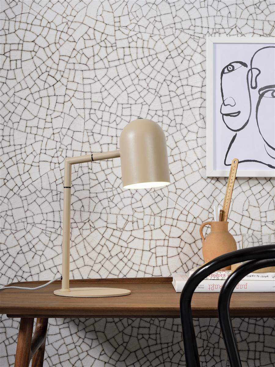 it's about RoMi I Tischleuchte I MARSEILLE I Farbe: Sand I Schirm: Ø12 x 17