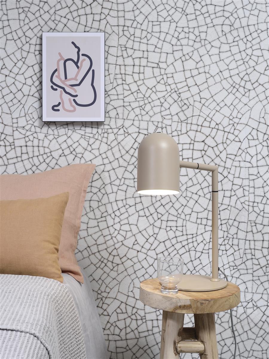 it's about RoMi I Tischleuchte I MARSEILLE I Farbe: Sand I Schirm: Ø12 x 17