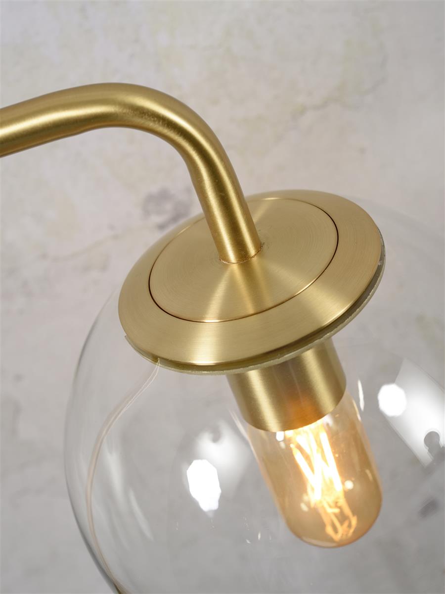 it's about RoMi I Tischleuchte I WARSAW I Farbe: Transparent I Schirm: Ø20