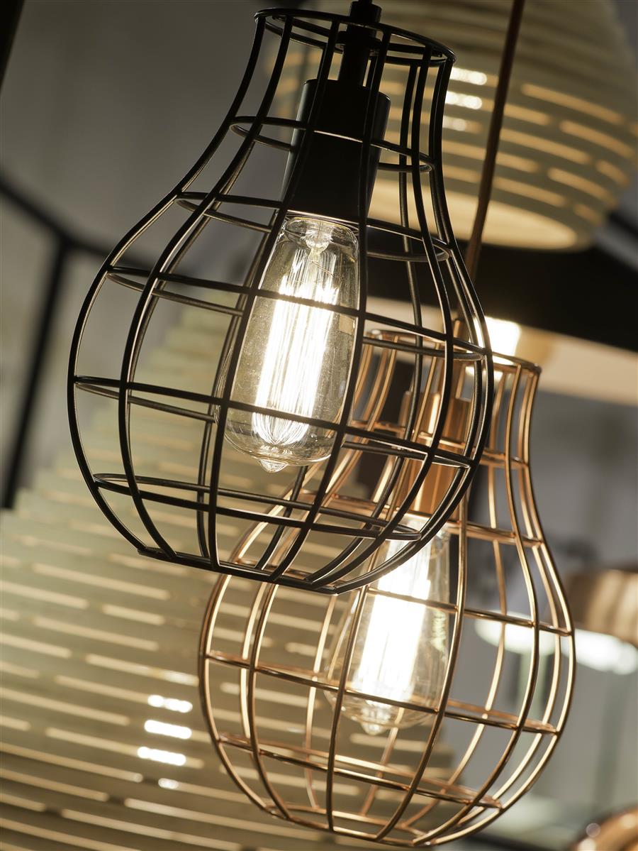 it's about RoMi I Hängeleuchte I PITTSBURGH I Farbe: Schwarz I Schirm: Ø20 x 26