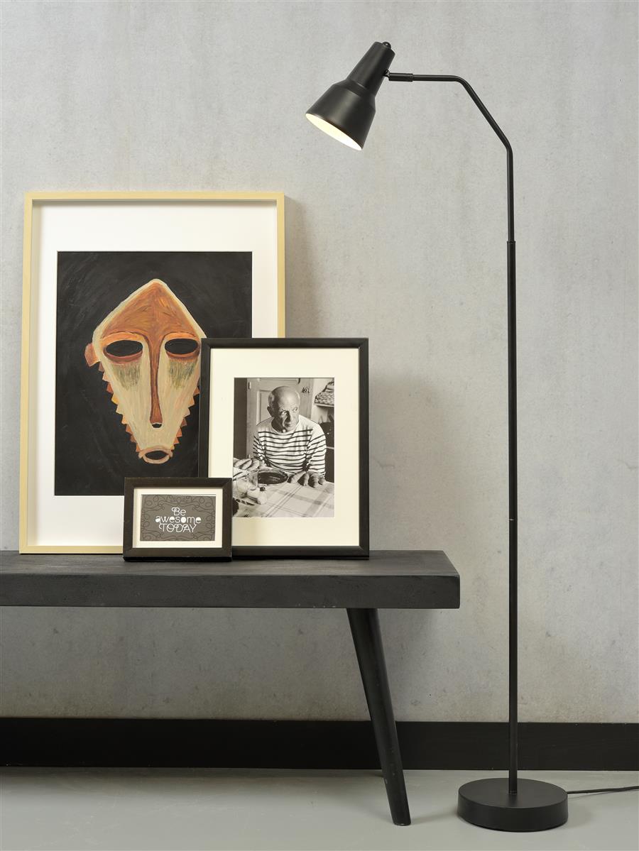 it's about RoMi I Stehleuchte I VALENCIA I Farbe: Schwarz I Schirm: Ø12,5 x 20