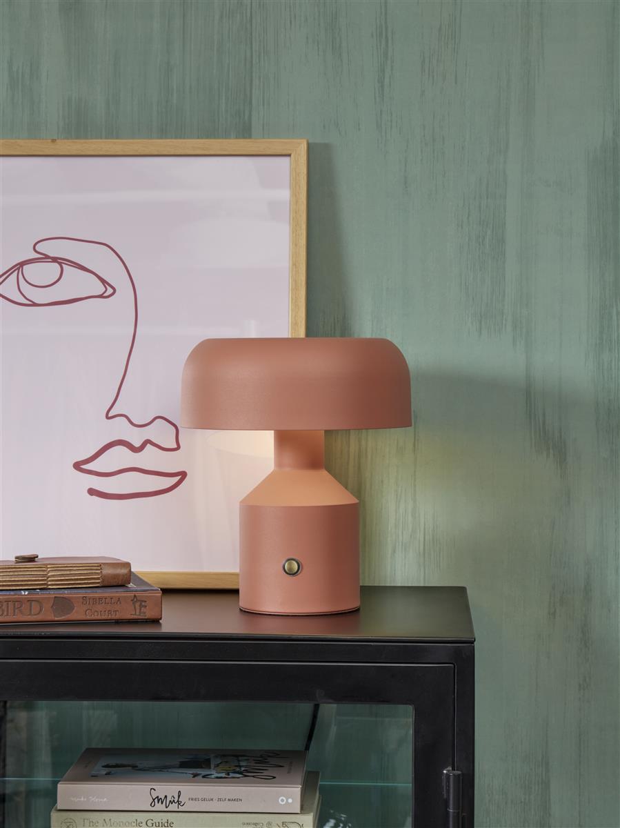 it's about RoMi I Tischleuchte I PORTO I Farbe: Terracotta I Schirm: Ø25 x 9