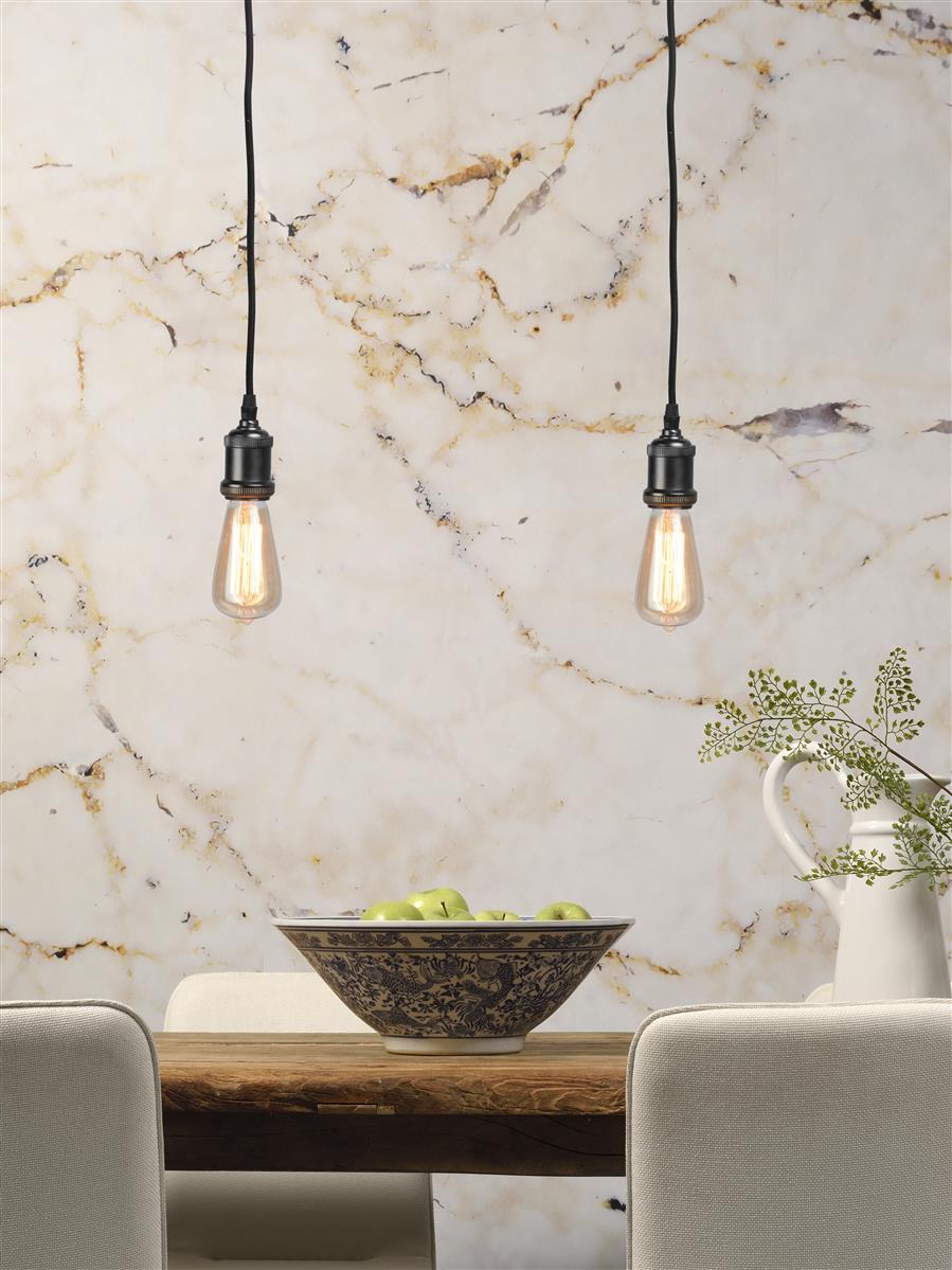 it's about RoMi I Hängeleuchte I RIGA I Farbe: Schwarz