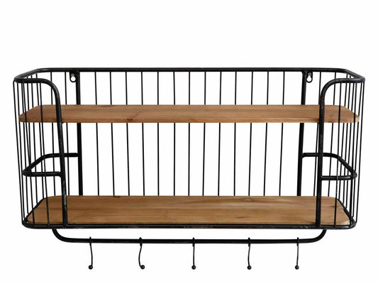 Altes Regal mit Haken groß