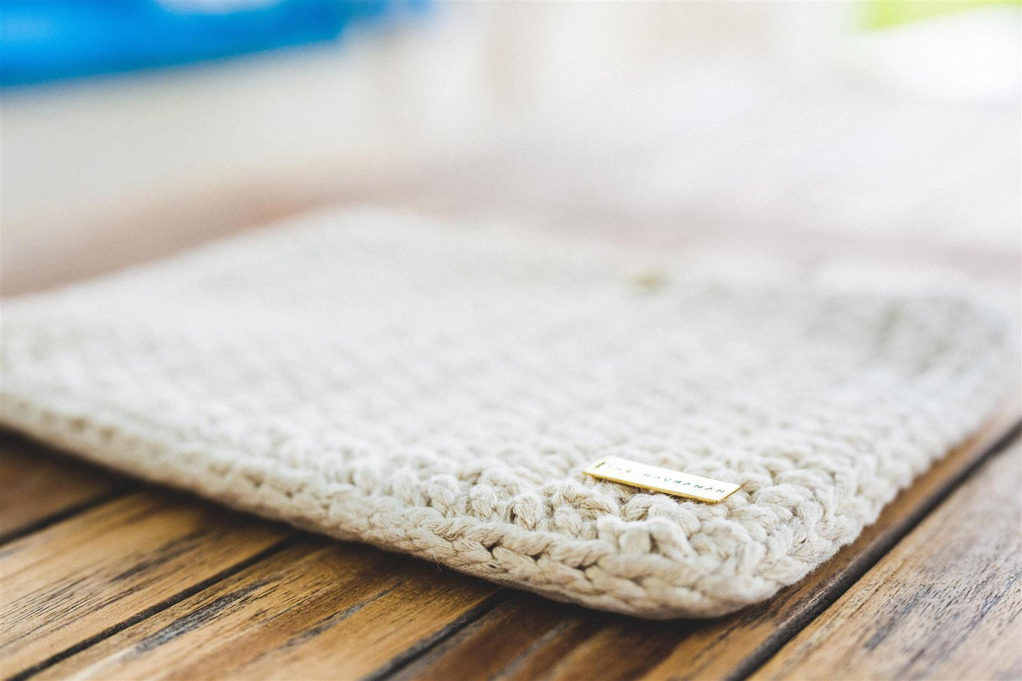 Laptophülle MACCA I Natural I 15" I exzellentes & nachhaltiges Makramee