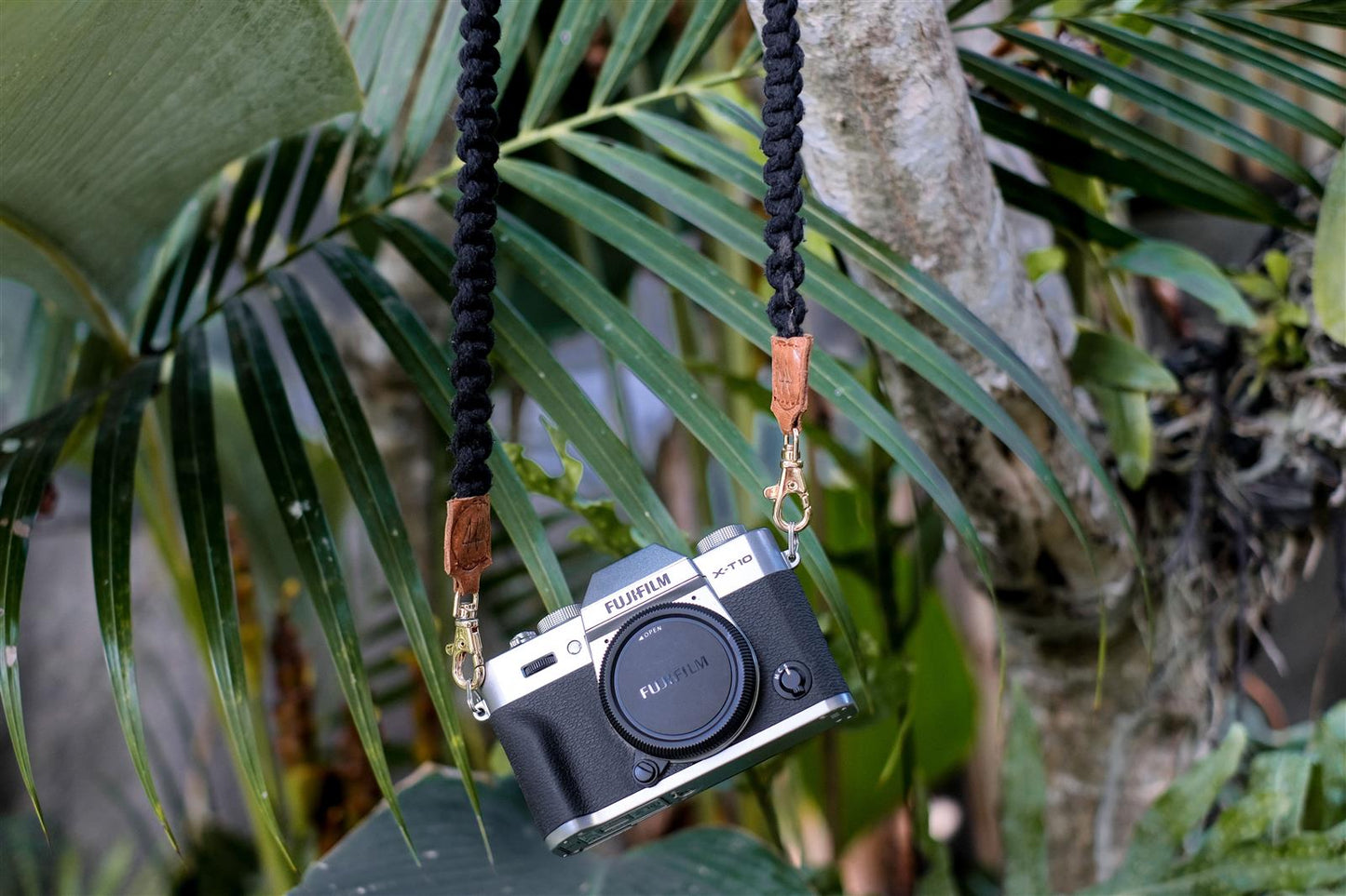 Kameragurt MAGNUM I Schwarz I exzellentes & nachhaltiges Makramee