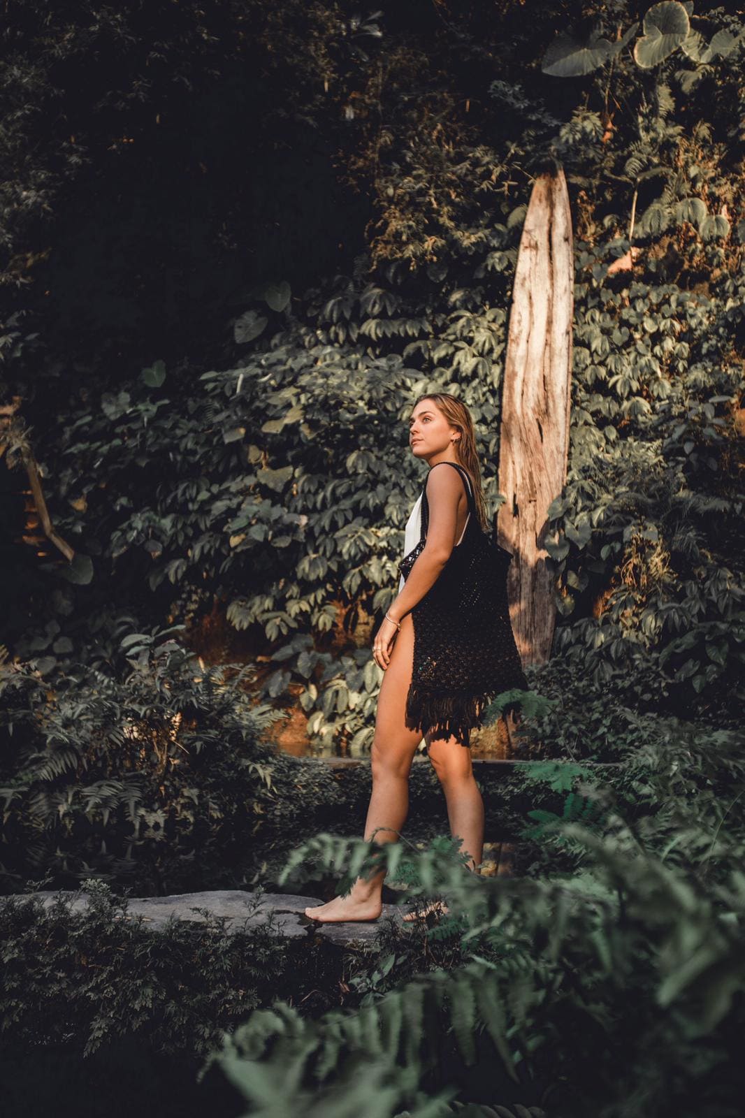 Tragetasche CHICAMA I Schwarz I exzellentes & nachhaltiges Makramee