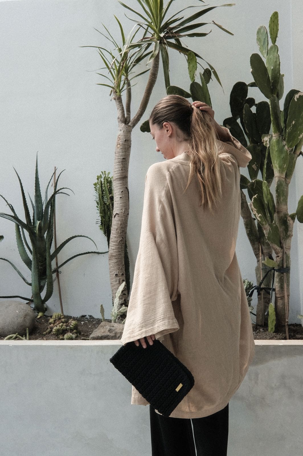 Laptophülle MACCA I Schwarz I 15" I exzellentes & nachhaltiges Makramee