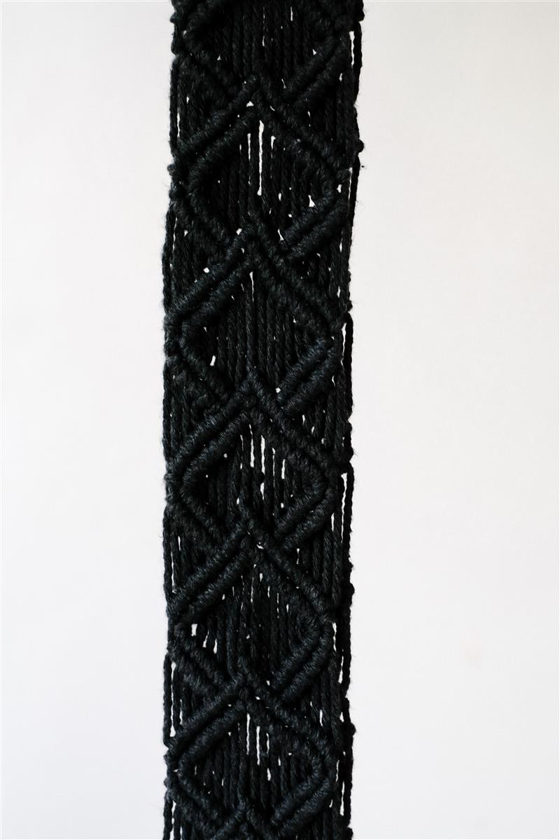 Kameragurt MAGNUM I Schwarz I exzellentes & nachhaltiges Makramee