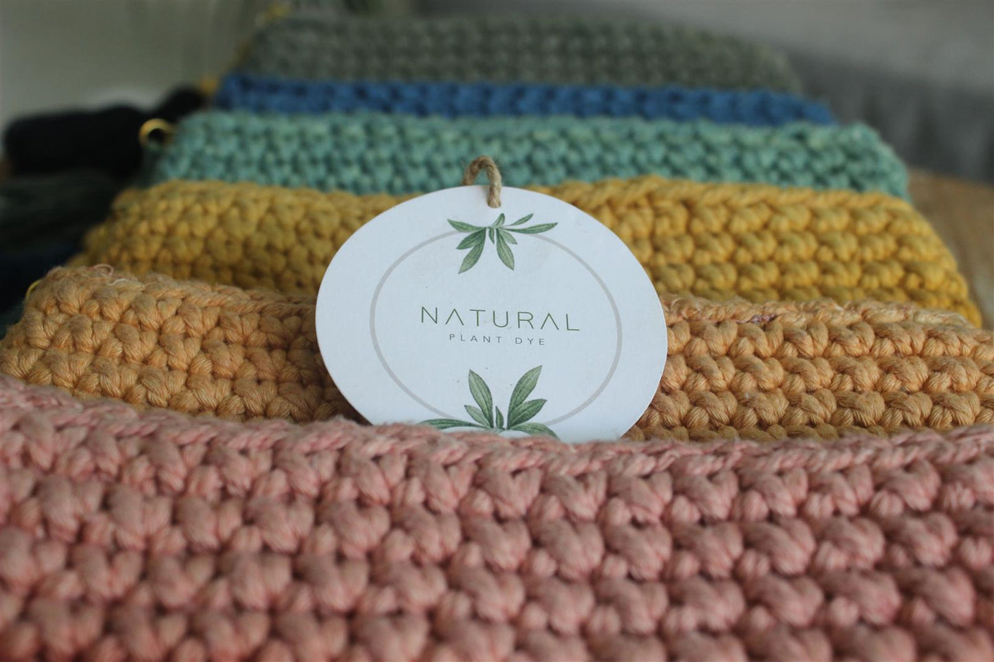 Handtasche FLORI I Salbei-Grün I exzellentes & nachhaltiges Makramee