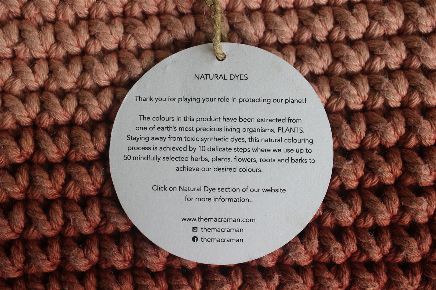 Handtasche FLORI I Errötendes-Pink I exzellentes & nachhaltiges Makramee