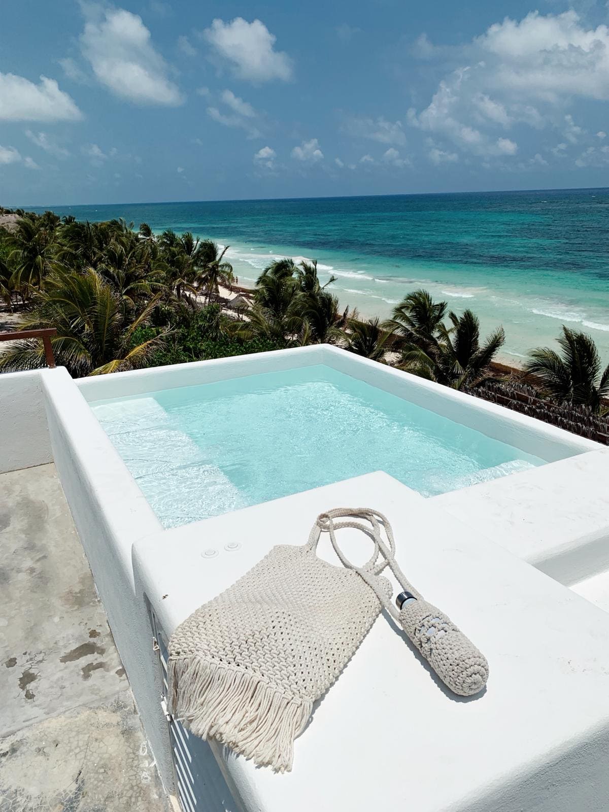 Tragetasche CHICAMA I Schwarz I exzellentes & nachhaltiges Makramee