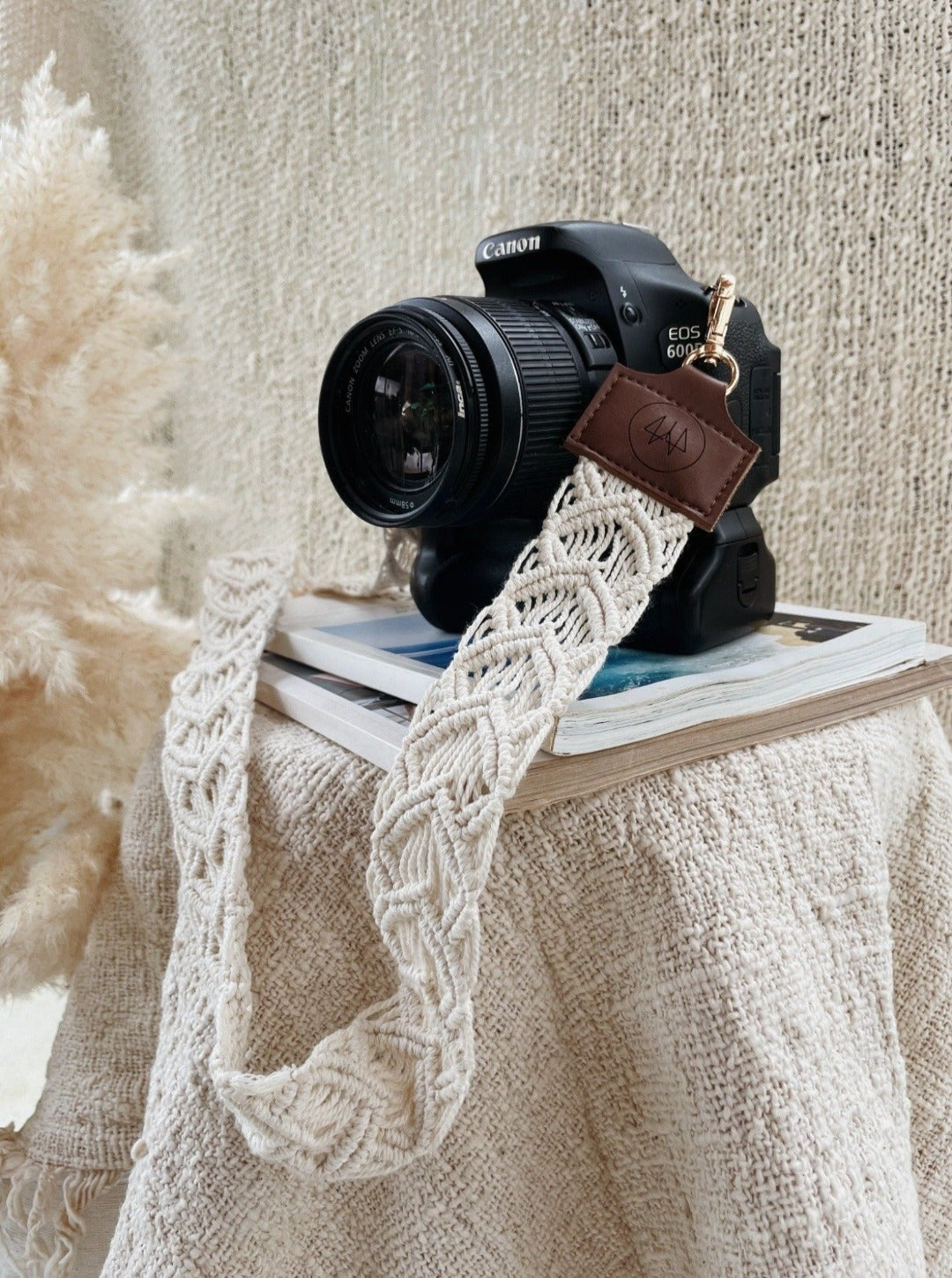 Kameragurt MAGNUM I Schwarz I exzellentes & nachhaltiges Makramee