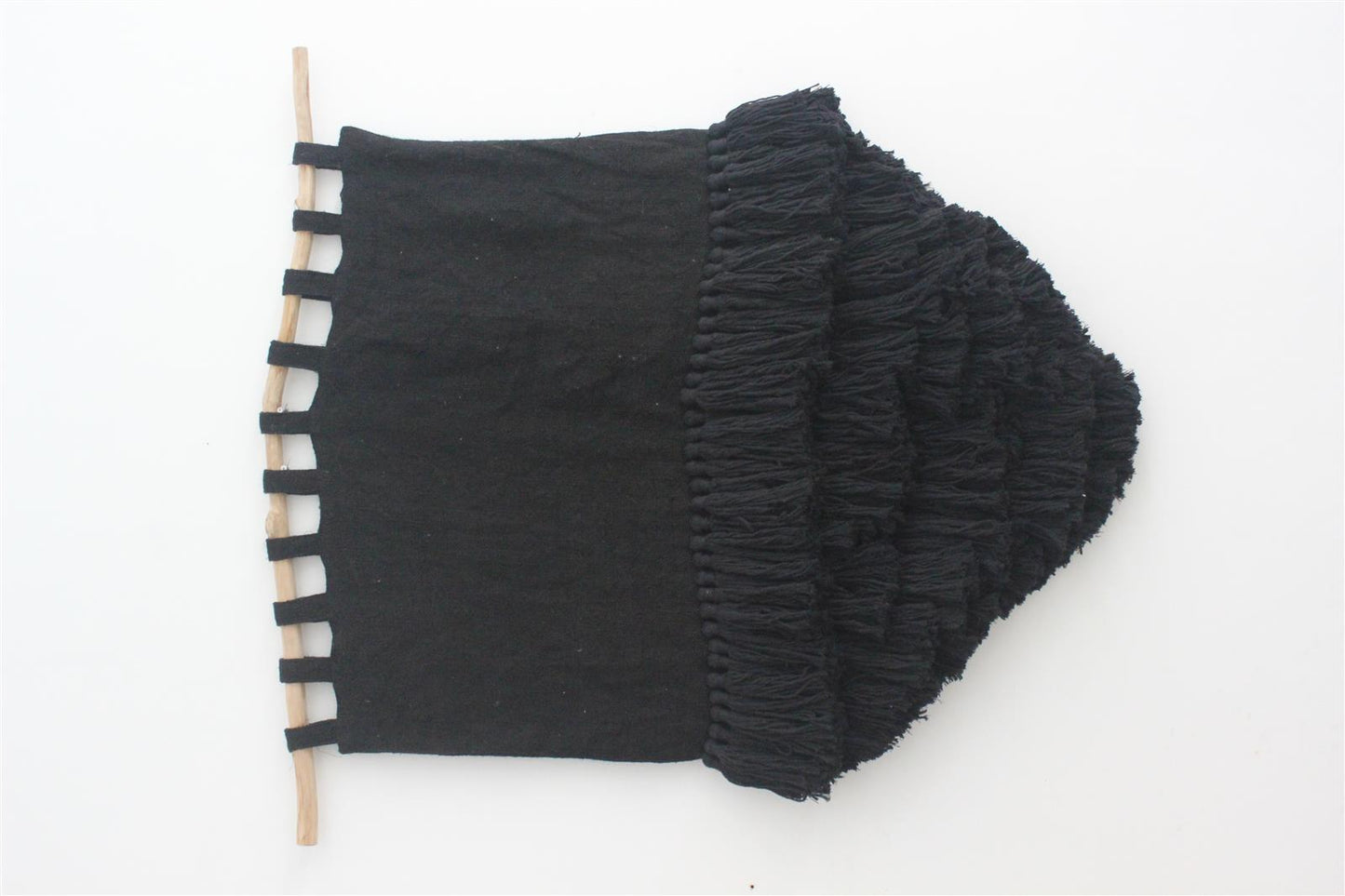 Wanddekor PUERTO I Schwarz I exzellentes & nachhaltiges Makramee